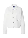 KARL LAGERFELD JEANS Prechodná bunda  čierna / biela