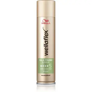 Wella Wellaflex Silk Finish & Hold lak na vlasy s extra silnou fixací 250 ml