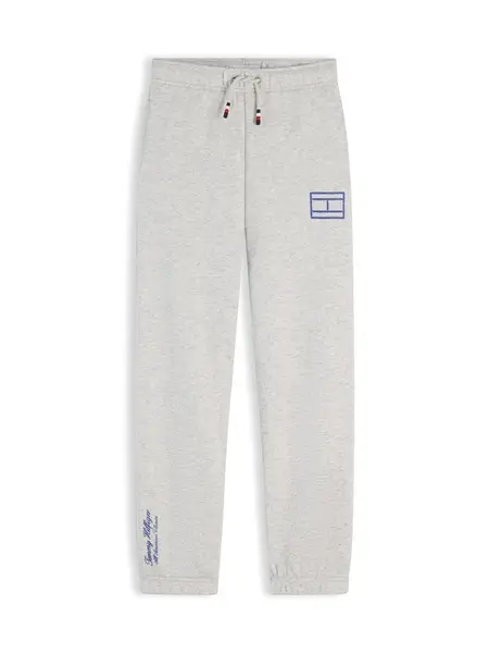 TOMMY HILFIGER Nohavice  modrá / sivá melírovaná