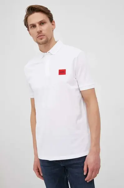 HUGO Bavlněné polo tričko Hugo Dereso222