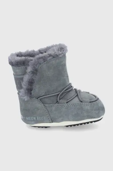 Moon Boot Detské semišové snehule Moon Boot