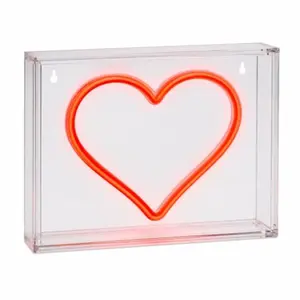 2Kids Toys LED NEON LIGHT lampička Srdce červené