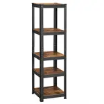 Boxxx REGÁL, černá, hnědá, 37/150/37 cm