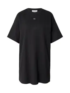 Calvin Klein Jeans Šaty 'Oversized Monologo Mini'  čierna