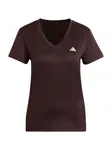 ADIDAS PERFORMANCE Funkčné tričko 'Essentials'  čokoládová / biela