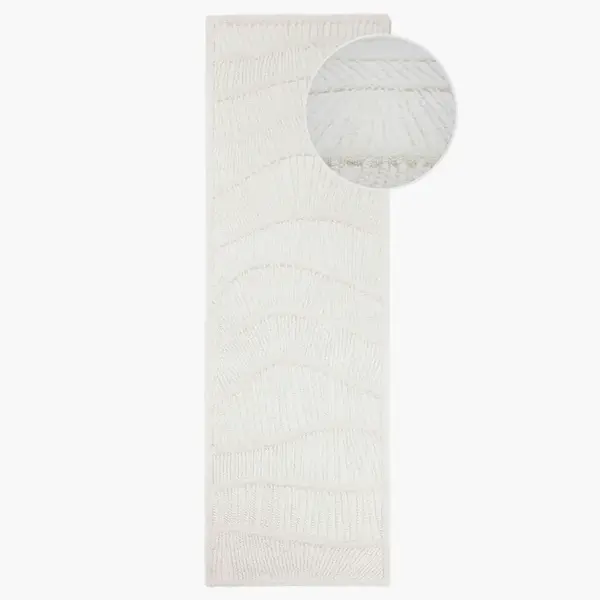 Flair Rugs BĚHOUN, 80/300 cm, bílá