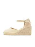 Castañer Espadrilky 'Carol'  béžová / krémová / piesková