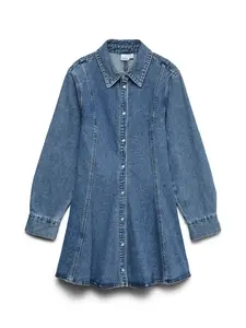 VERO MODA Košeľové šaty 'VMJESSIE'  modrá denim