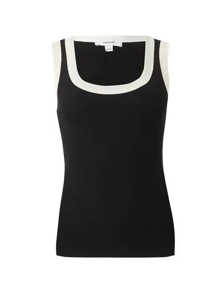 TOPSHOP Top 'RAJA'  čierna / biela
