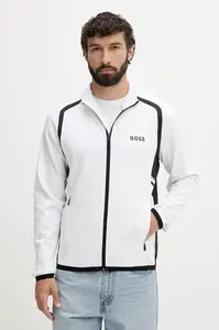 BOSS Green mikina na zips pánska SW_TOC Spin FZ