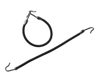 Gumička do vlasů s háčkem Duko 8013 - černá, 2 ks (8013c-černý)