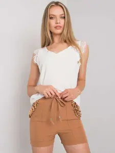 Shorts-DHJ-SN-13260.38P-light brown