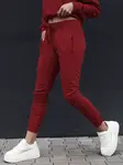 Dámské bordó tepláky FITS
