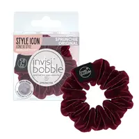 Ozdobná spirálová gumička Invisibobble Sprunchie Red Wine Is Fine - vínová