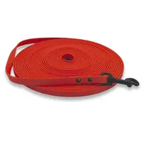 PafDog® lehké voděodolné HEXA stopovací vodítko ploché, 1cm - červená PAF-598