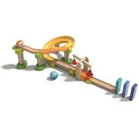 Haba Kullerbu Dřevěná kuličková dráha se zvonečky a dominem