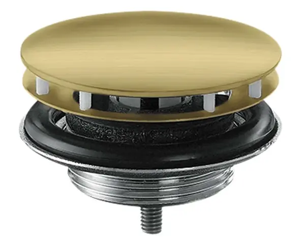 Axor Príslušenstvo - Neuzatvárateľná výpusť, kefovaná mosadz 51301950