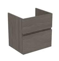 Ideal Standard Finesse - Umyvadlová skříňka, 53x41x54 cm, 2 zásuvky, Dark Elm E3409UR