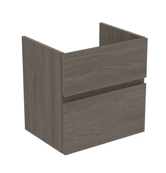 Ideal Standard Finesse - Umyvadlová skříňka, 53x41x54 cm, 2 zásuvky, Dark Elm E3409UR