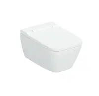 Geberit AquaClean - Elektronický bidet AquaClean Sela Square s keramikou, Rimfree, SoftClose, KeraTect, biela 146.250.01.1