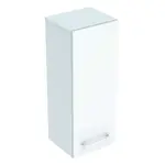 Geberit Selnova Square - Bočná horná skrinka 85x33x30 cm, 1 dvierka, lesklá biela 501.276.00.1
