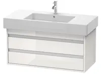 Duravit Ketho - Umývadlová skrinka 48x100x46 cm, 2 zásuvky, lesklá biela KT664102222