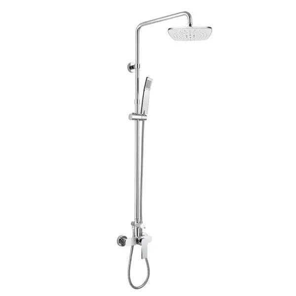 Mereo Dita - Sprchový set s batériou, 23x23 cm, 1 prúd, chróm CBE60104SBD