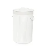 Compactor Free - Kôš na bielizeň 40x60 cm, bambus/biela RAN9107