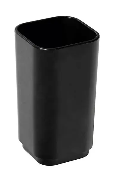 Sapho Gedy Seventy - Pohárek na kartáčky a pastu k postavení, černá 639814