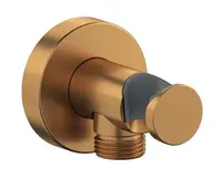 Duravit Príslušenstvo - Sprchové kolienko s držiakom, kefovaný bronz UV0630009004