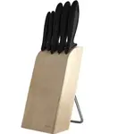 FISKARS Kuchyňské vybavení - Blok s noži, 5 ks, dřevo 1023782