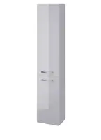 Cersanit Lara - Vysoká skříňka, 150x30x25 cm, 2 dvířka, panty L/P, šedá S926-032-DSM