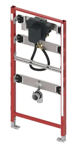 Tece TECEprofil - Predstenová inštalácia pre pisoár, so splachovacím ventilom TECE U 2, stavebná výška 1,12 9320013