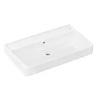 Hansgrohe Xanuia Q - Umývadlo 80x48 cm, s prepadom, bez otvoru na batériu, biela 60226450