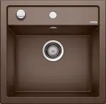 Blanco Dalago 5 - Silgranitový drez, 52x51 cm, s ovládaním odtoku, kávová 518529