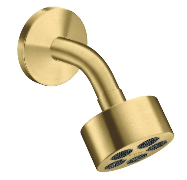 Axor One - Hlavová sprcha, průměr 7,3 cm, EcoSmart, kartáčovaná mosaz 48490950