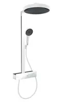 Hansgrohe Rainfinity - Sprchový set s termostatom, priemer 36 cm, 3 prúdy, matná biela 26853700