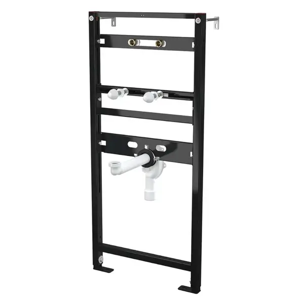 Alcadrain Předstěnové instalace - Předstěnová instalace pro umyvadlo a nástěnné armatury, s vestavěným sifonem, stavební výška 1,12 m A104AVS/1120