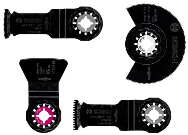 Bosch Príslušenstvo - 4-dielna súprava príslušenstva pre oscilačné multibrúsky 2608661696