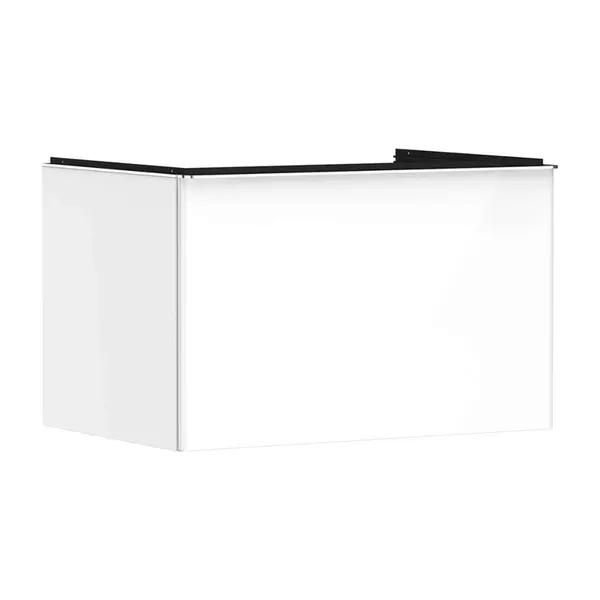 Hansgrohe Xelu Q - Umývadlová skrinka, 50x78x55 cm, 1 zásuvka, lesklá biela/chróm 54054000