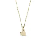 Prívesok zo žltého zlata v tvare srdiečka KLENOTA