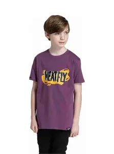 Meatfly dětské tričko Fleck Purple | Fialová | Velikost 158 | 100% bavlna