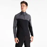 Pánská funkční mikina dare2b dignify iii šedá/černá xxl