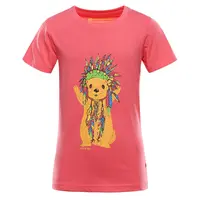 Dětské bavlněné triko alpine pro ecomo 3 červená 104-110