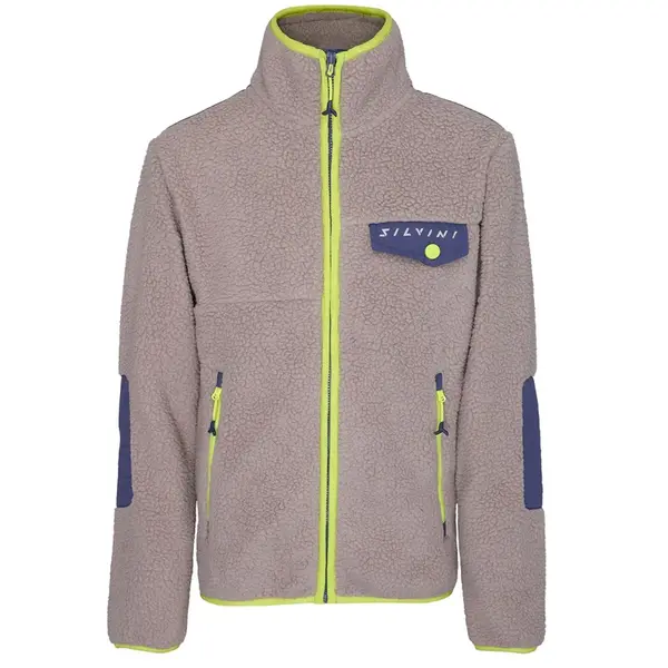 Dětská fleecová mikina silvini ortisei šedá 158-164