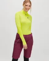 Dámské primaloft kraťasy silvini pre vínová s