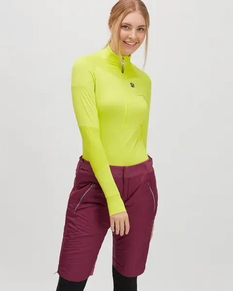 Dámské primaloft kraťasy silvini pre vínová s