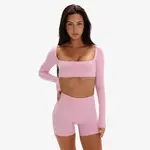 Dámský top exalted elysia glow růžová s