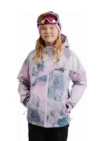 Dětská snb & ski bunda meatfly deliah růžová/šedá 158