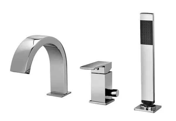 Paffoni Elle - Baterie na okraj vany, 3-otvorová instalace, chrom EL040CR